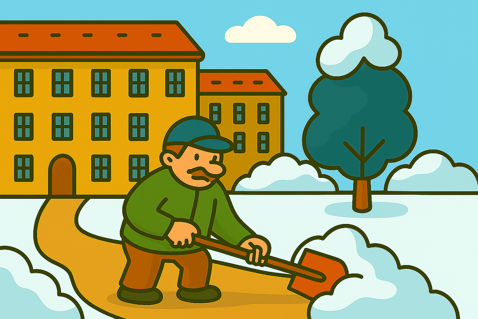 Winterdienst richtig organisieren – Hausmeisterservice Pflichten, Haftung und Preise für professionelle Schneeräumung und Streudienste